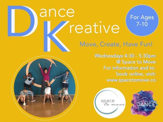 Dance Kreative Classes (ages 7-10)