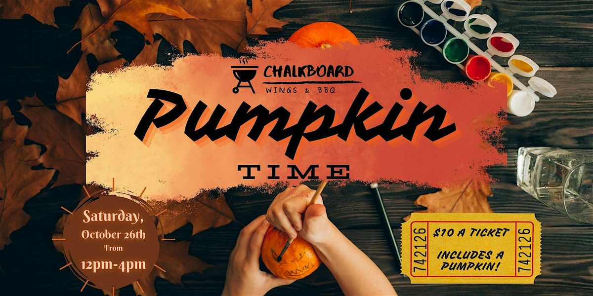 Chalkboard Wings & BBQ- Pumpkin Fest