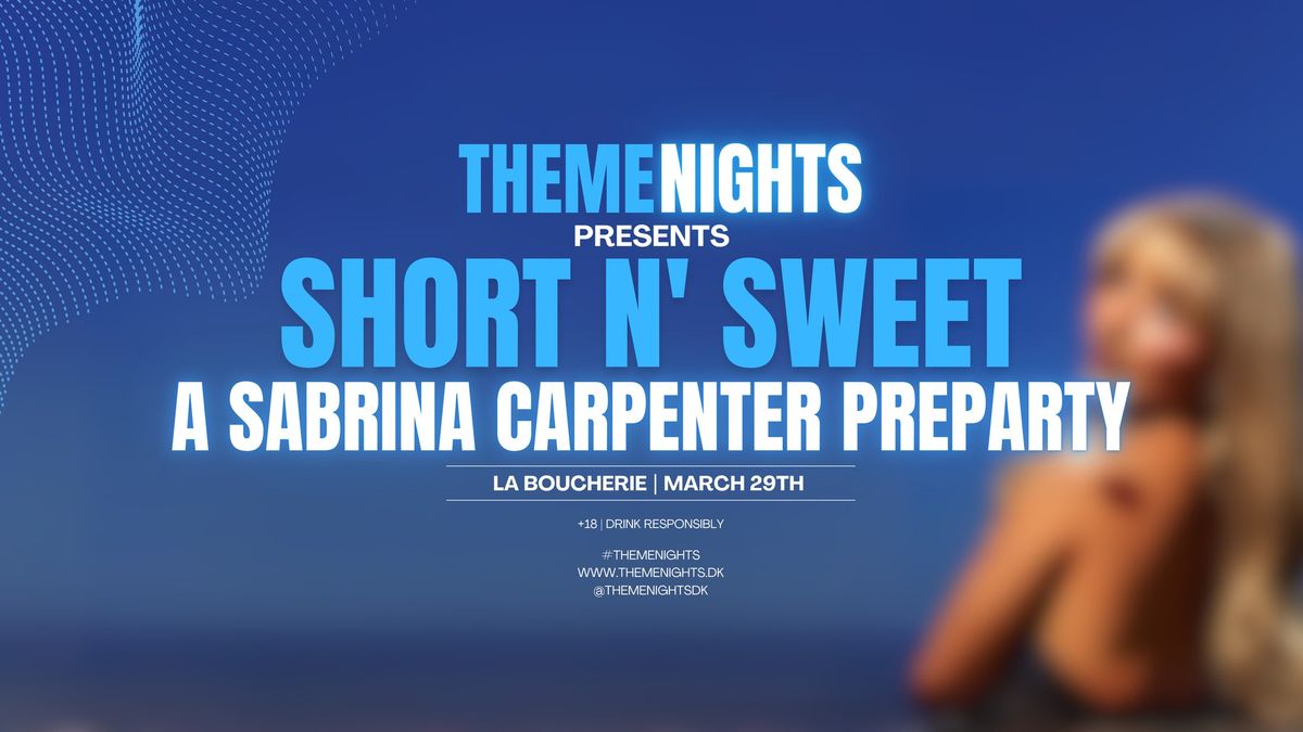 Short n' Sweet Preparty: A Sabrina Carpenter Theme Night\u23ae Copenhagen