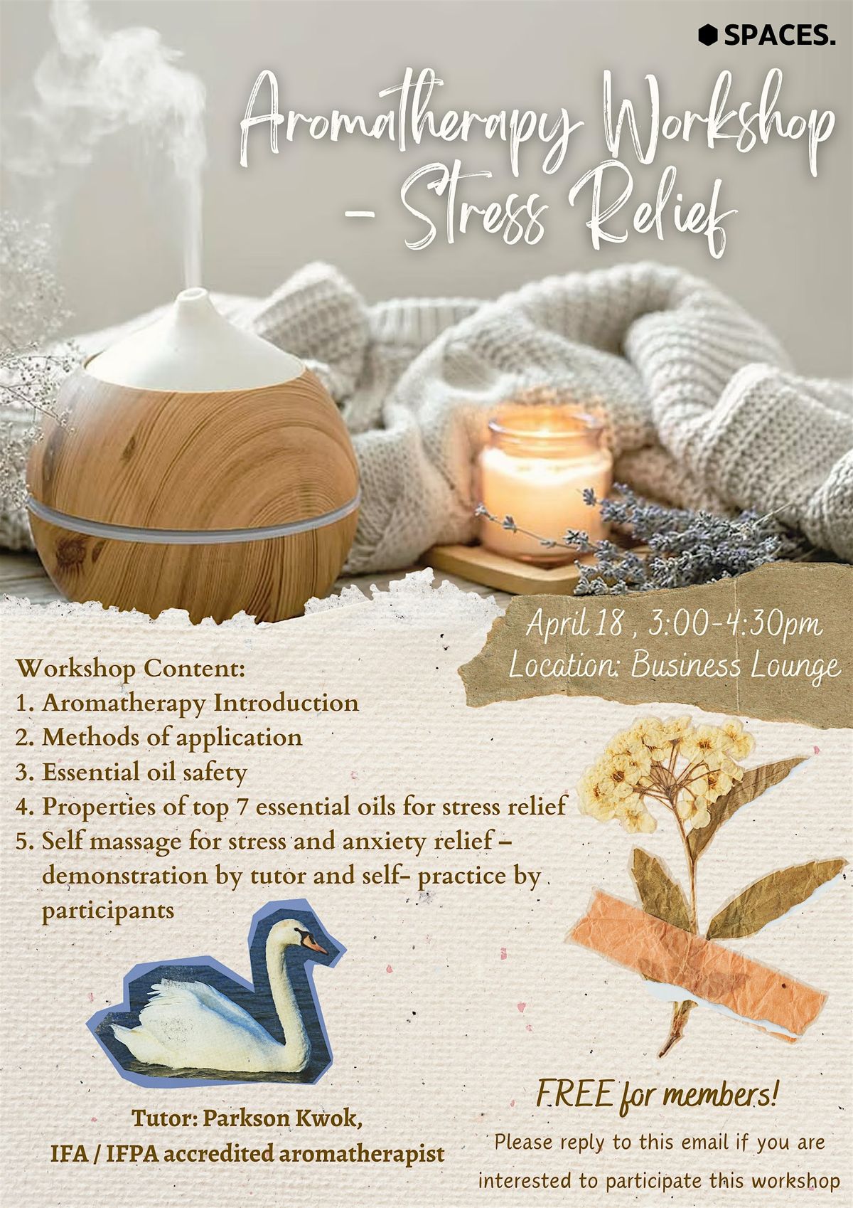 Aromatherapy Workshop - Stress Relief