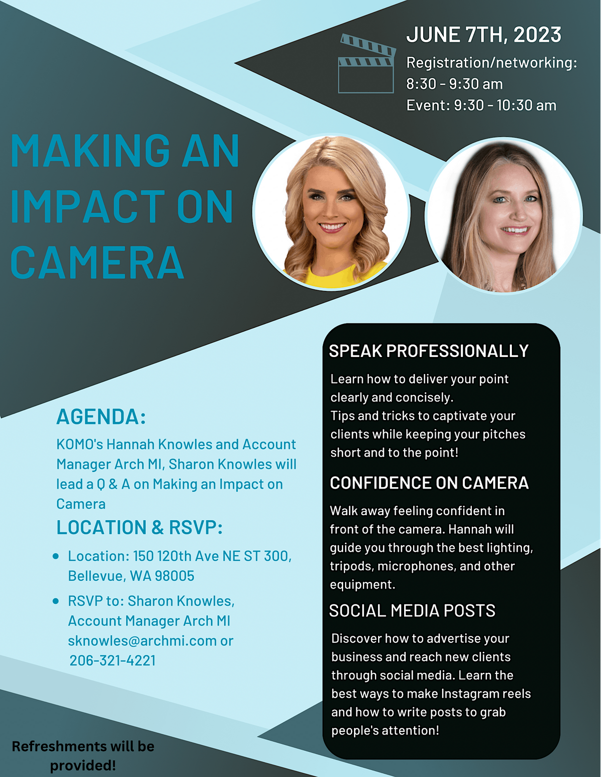 Making an Impact on Camera