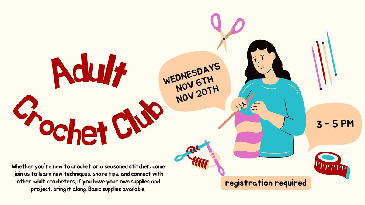 Adult Crochet Club