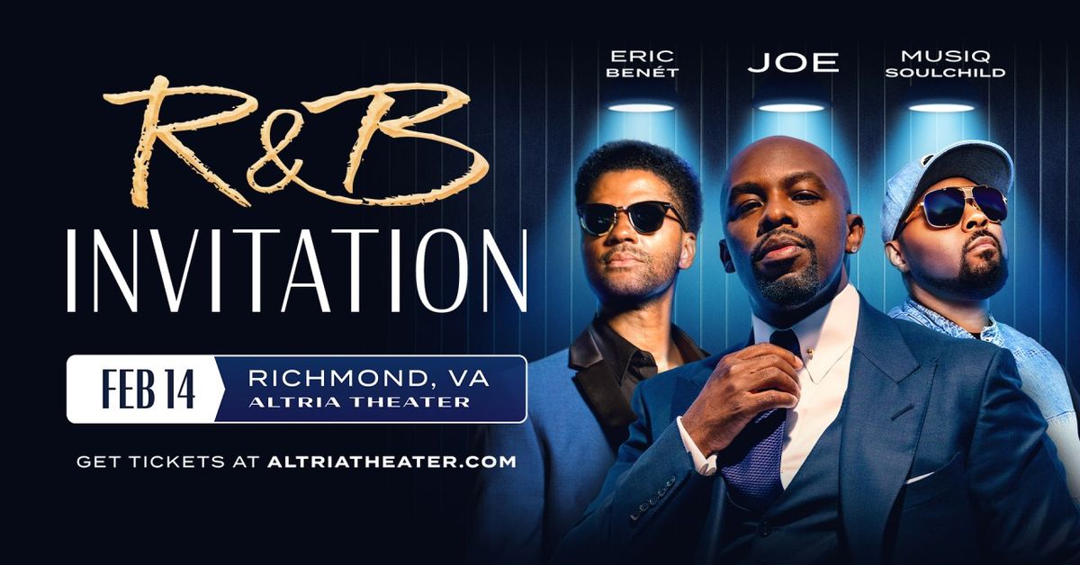 Joe with Musiq Soulchild and Eric Benet