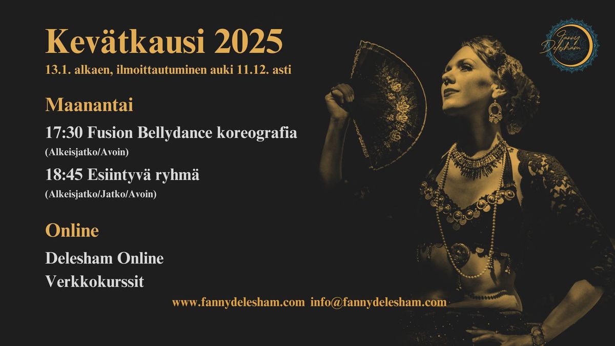 Fuusiovatsatanssin kev\u00e4t 2025 \/ Fusion Bellydance Spring 2025