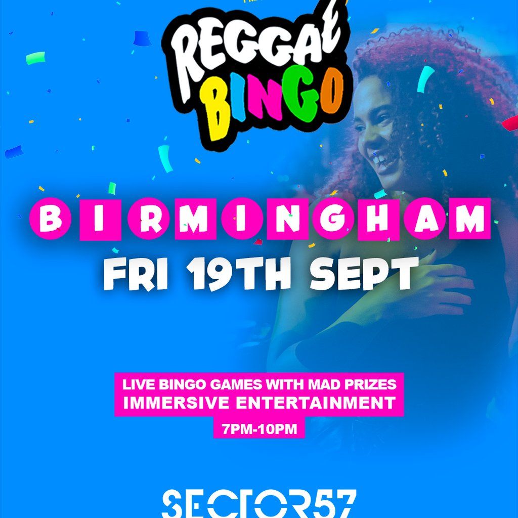Reggae BINGO - Birmingham - Fri 19th September