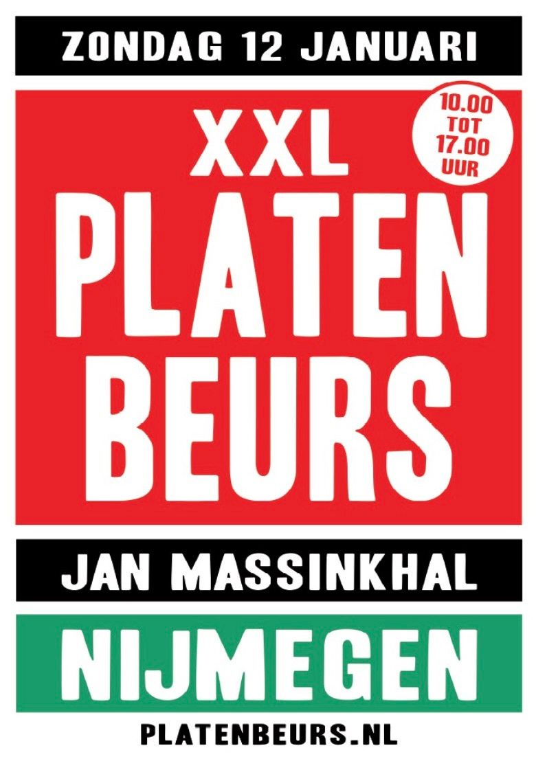 XXL Platenbeurs Nijmegen zondag 12 januari Jan Massinkhal