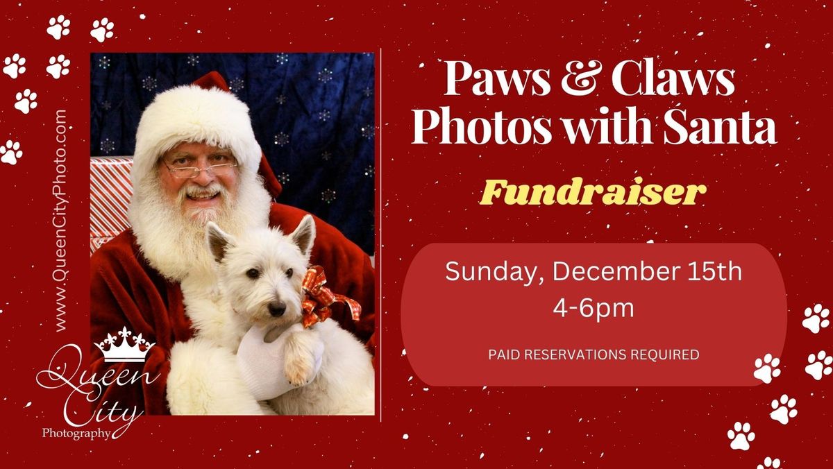 "Paws & Claws Photos with Santa" Fundraiser