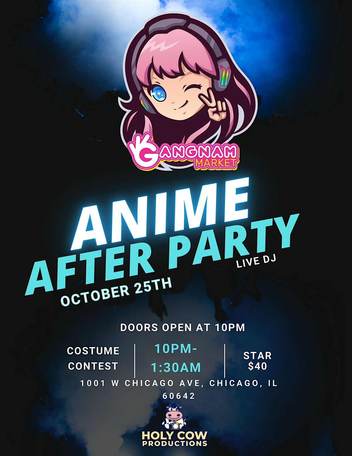 Gangnam Market Halloween Anime After Party