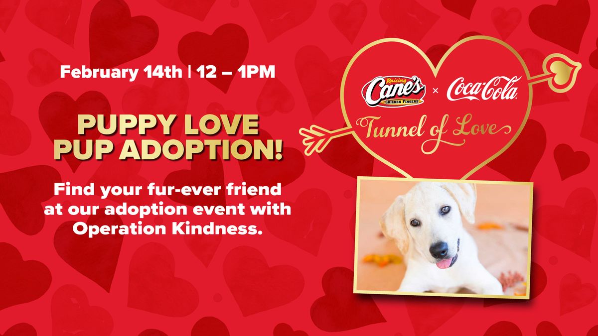 Puppy Love Pet Adoption at Raising Cane\u2019s 