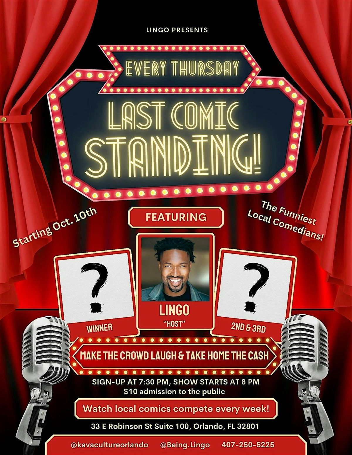 Last Comic Standing @ Kava Culture