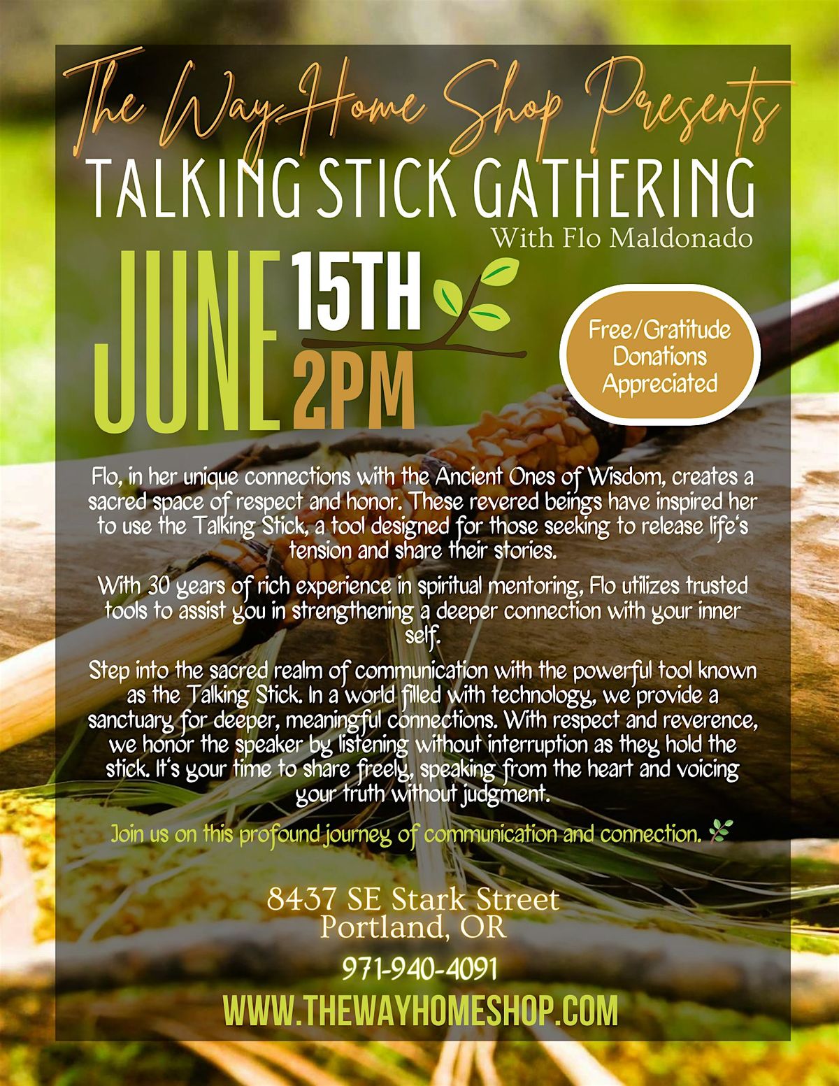 Talking Stick Gathering