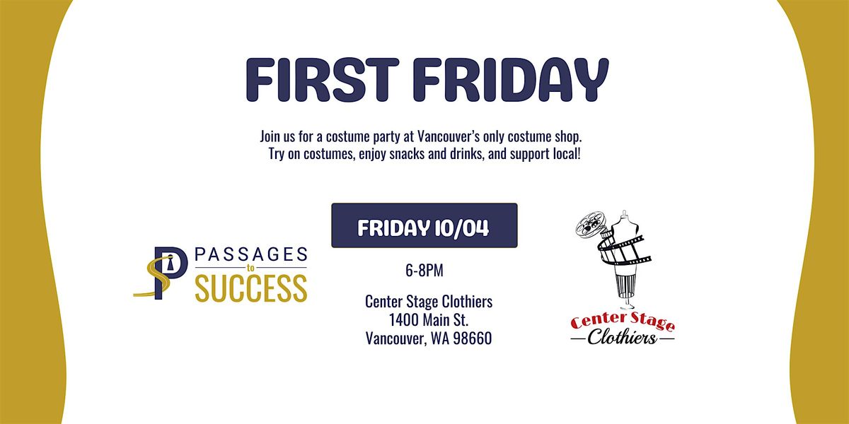 First Friday Costume Party!