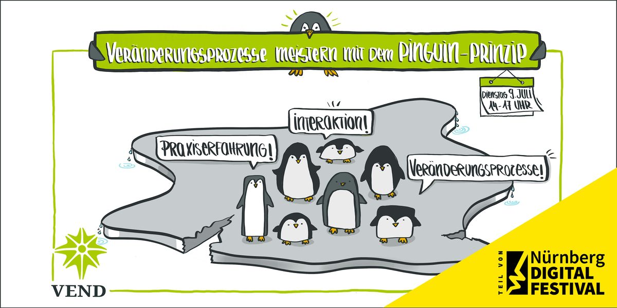 Eisbrecher-Workshop: Ver\u00e4nderungsprozesse meistern mit dem Pinguin-Prinzip
