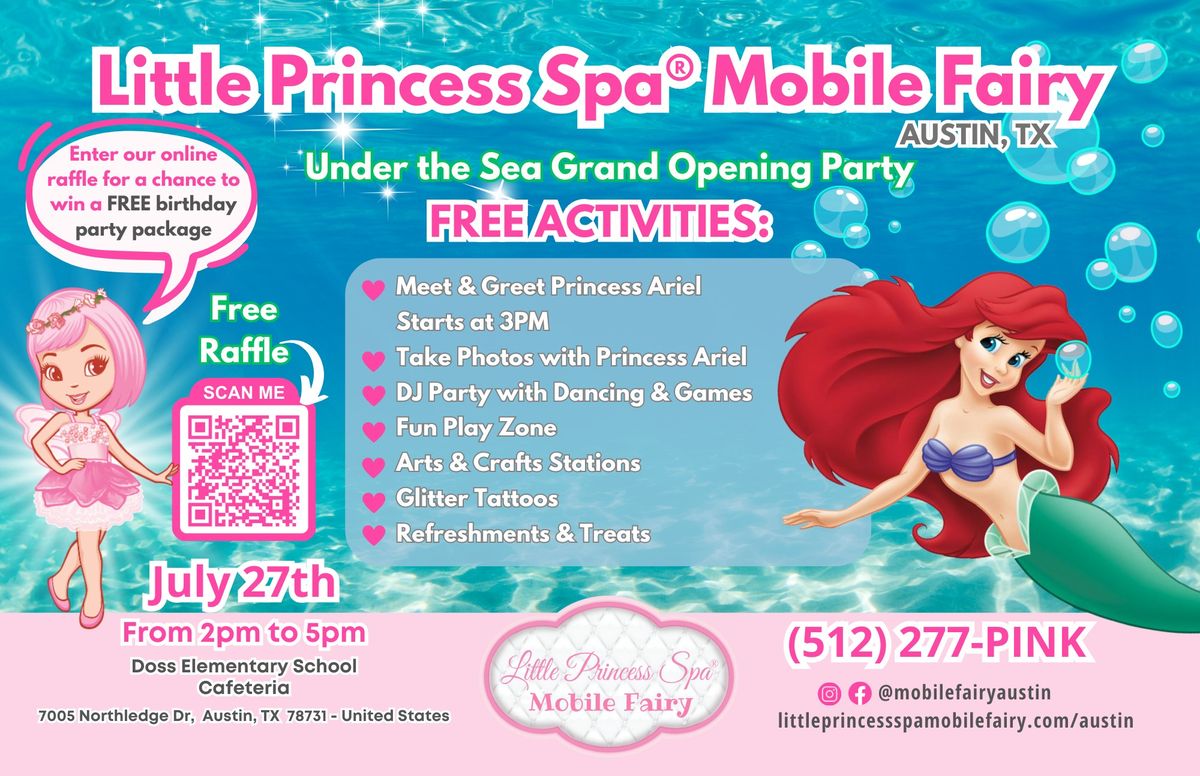 Grand Opening Party - Little Princess Spa Mobile Fairy Austin