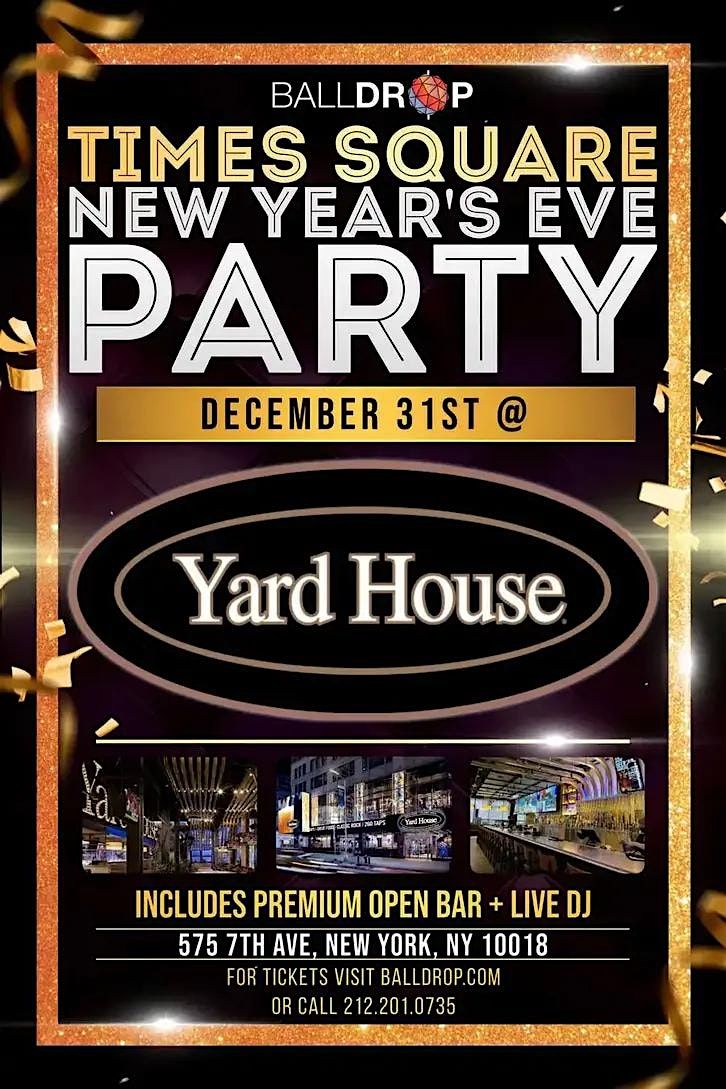 Yard House NYC New Years Eve 2025