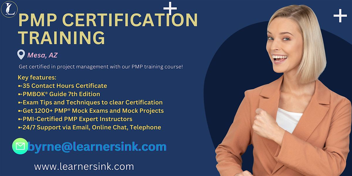 Confirmed 4 Day PMP exam prep workshop in Mesa, AZ