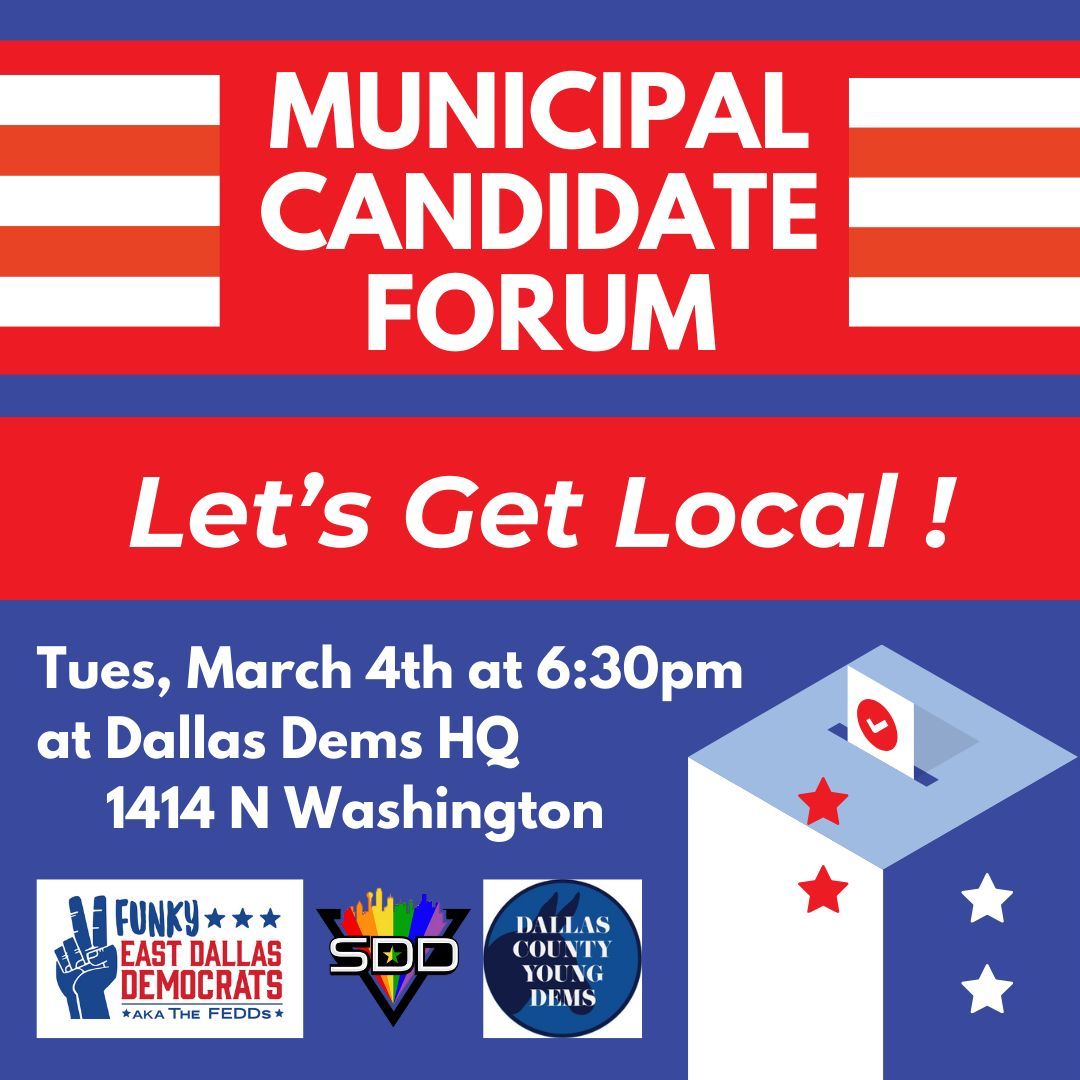 Let's Get Local! - Municipal Candidate Forum