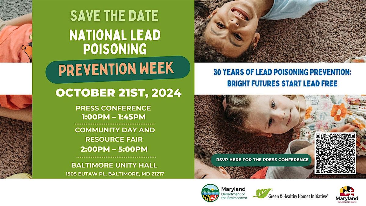 National Lead Poisoning Prevention Week - Press Conference