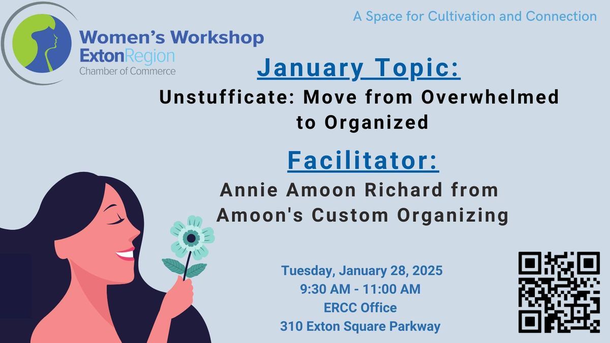 Women's Workshop: Unstufficate: Move from Overwhelmed to Organized