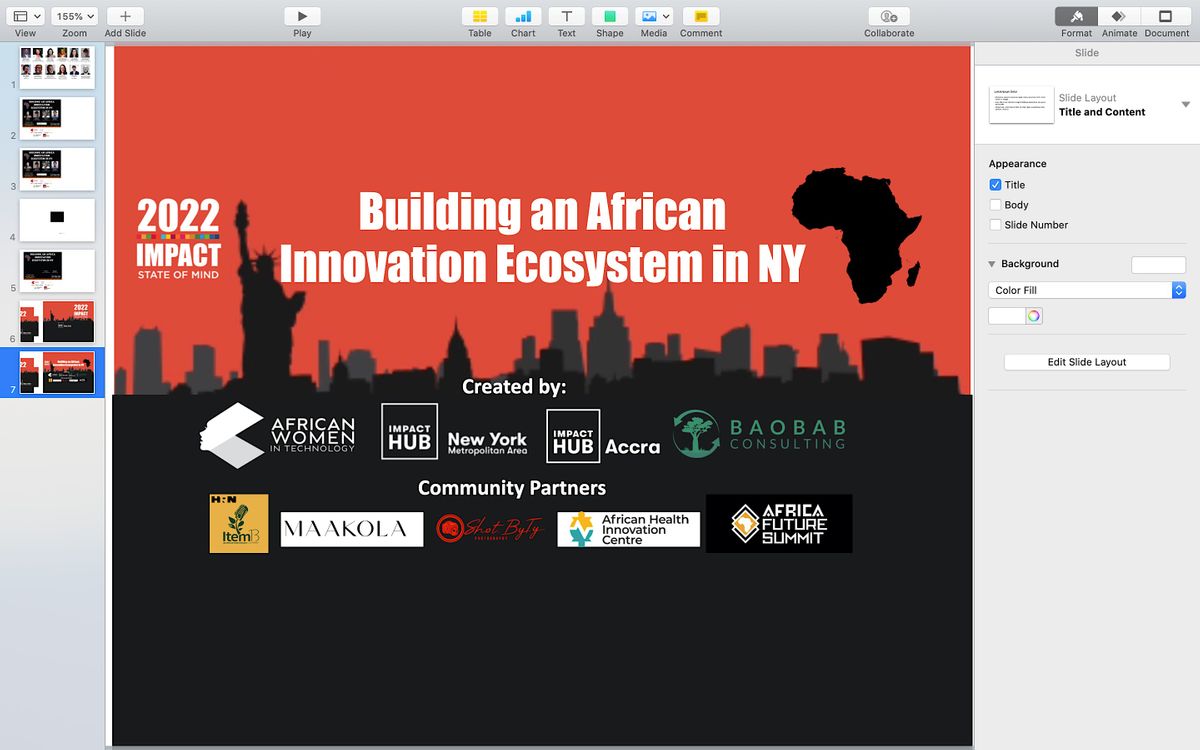 Building an African Innovation Ecosystem in New York