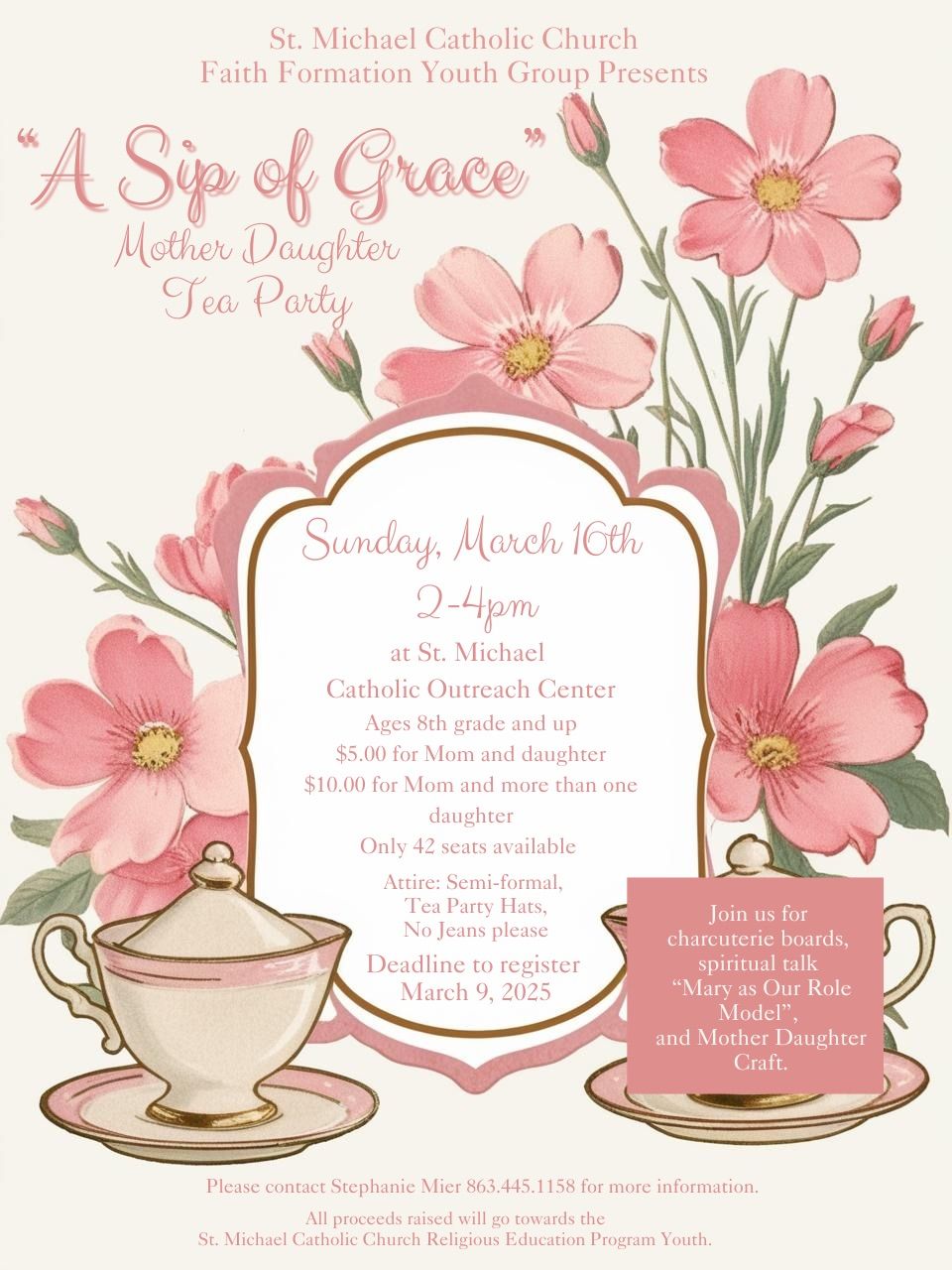 \u201cSip of Grace\u201d Mother Daughter Tea Party