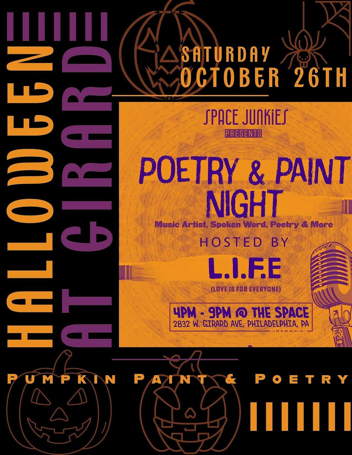 Pumpkins Poetry & Paint on Girard Storytelling Edition