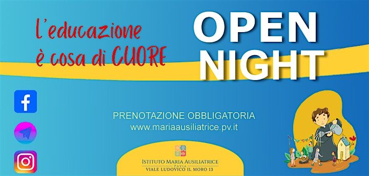 OPEN NIGHT 05\/12\/2024 - SCUOLA DELL'INFANZIA