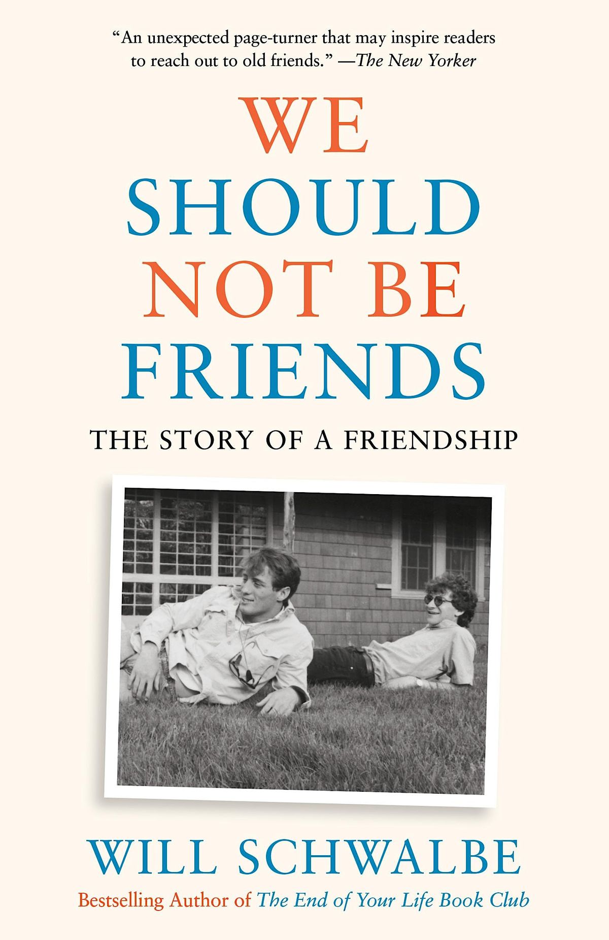 Will Schwalbe "We Should Not Be Friends" and Chris Maxey, w\/Dawn Tripp 3\/20