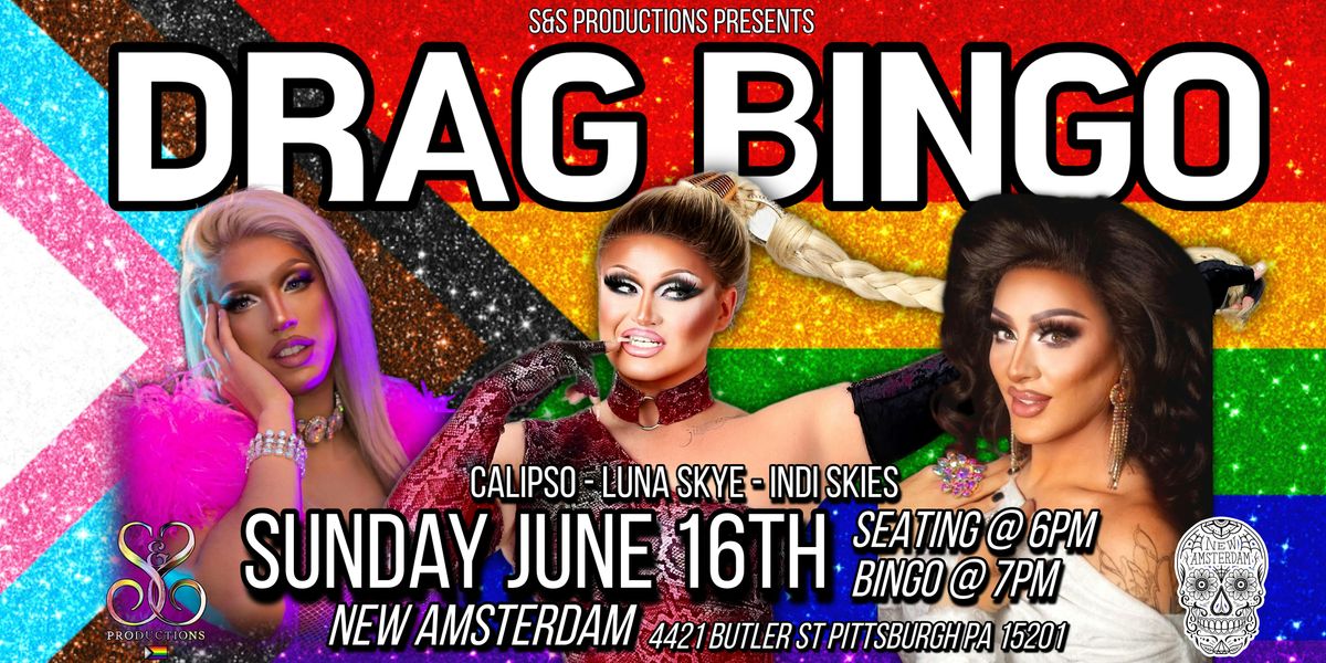 PRIDE DRAG BINGO AT NEW AMSTERDAM