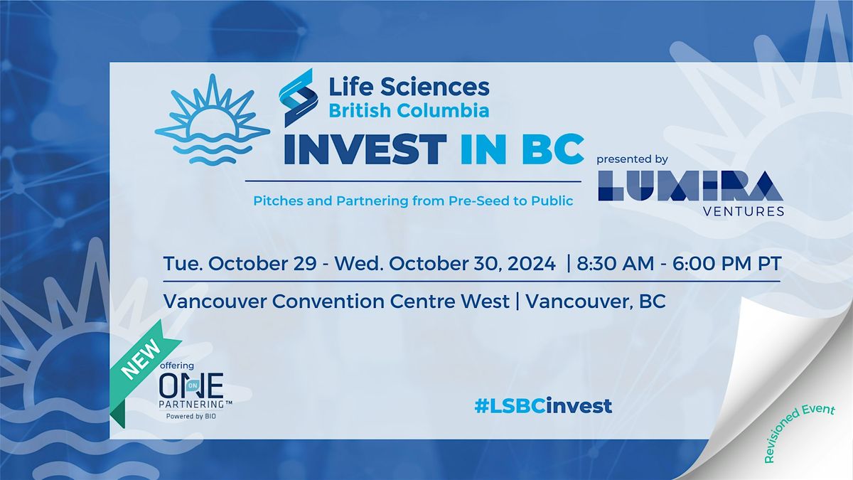 LSBC's 9th Annual Invest in BC presented by Lumira Ventures