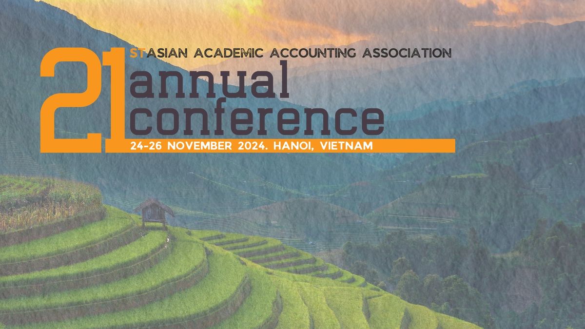 21st Asian Academic Accounting Association Annual Conference