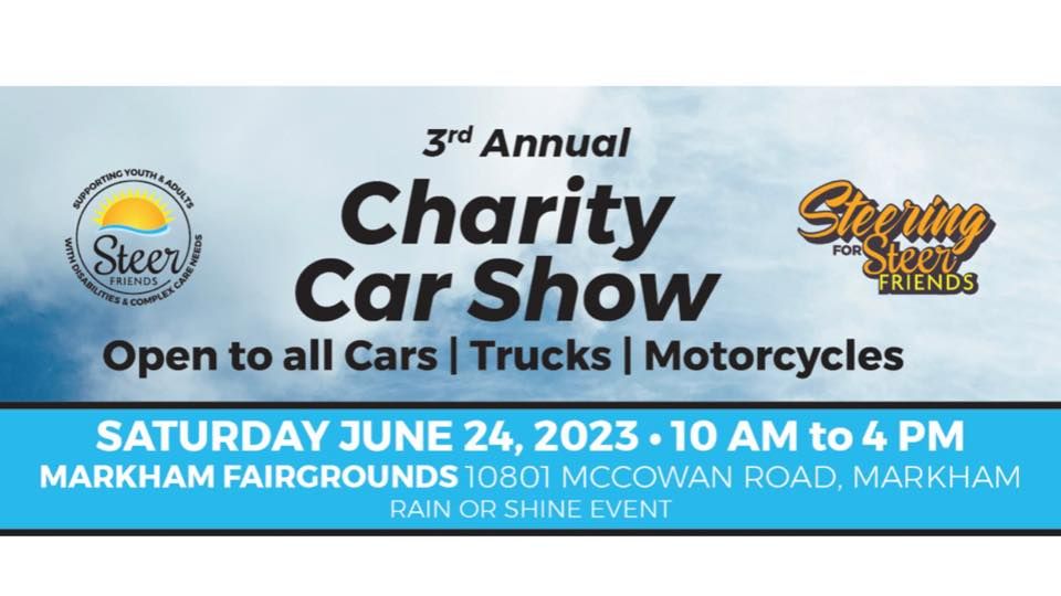 3rd Annual Charity Car Show Steering for Steer Friends, Markham Fairgrounds, 24 June 2023