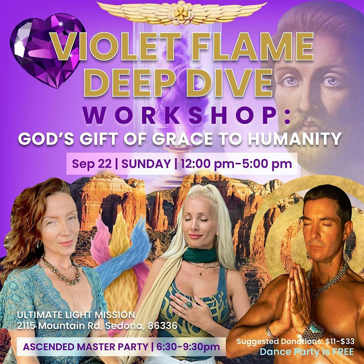 VIOLET FLAME DEEP DIVE WORKSHOP: God\u2019s Gift of Grace to Humanity