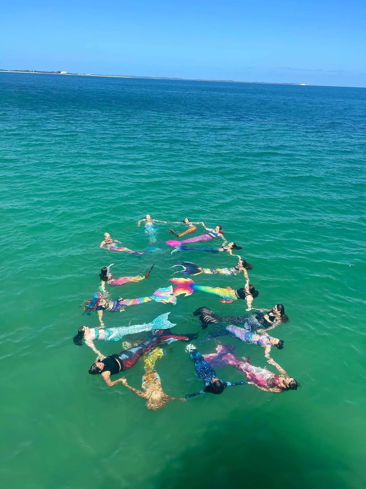 Mermaiding and beach cleaning 