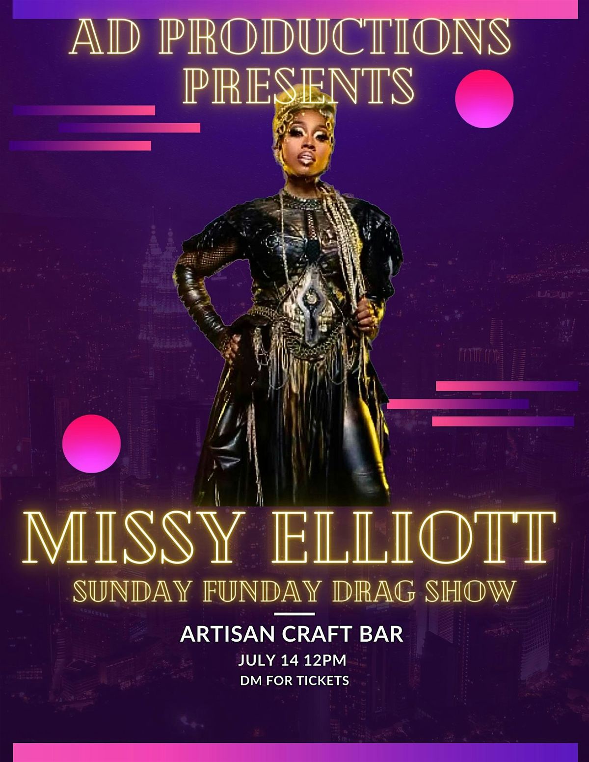 AD productions presents Missy Elliott Drag Brunch