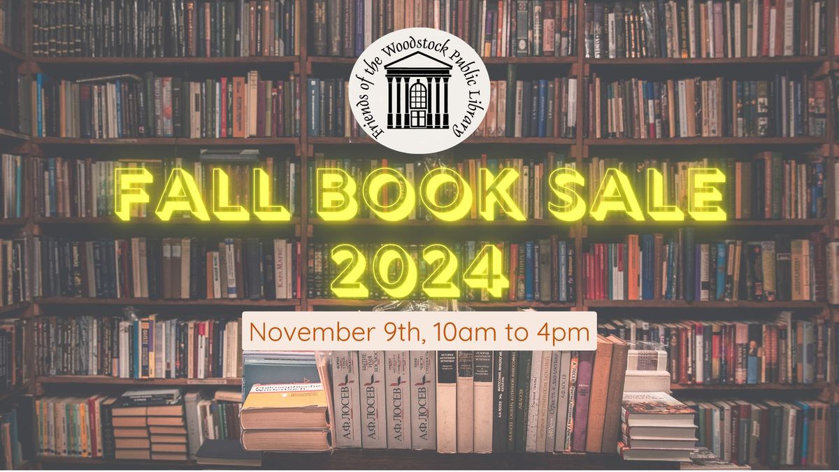 Fall Book Sale 2024