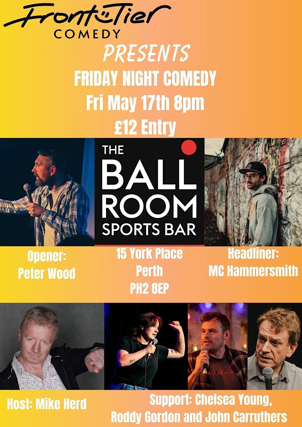 Friday Night Comedy with MC Hammersmith and Peter Wood