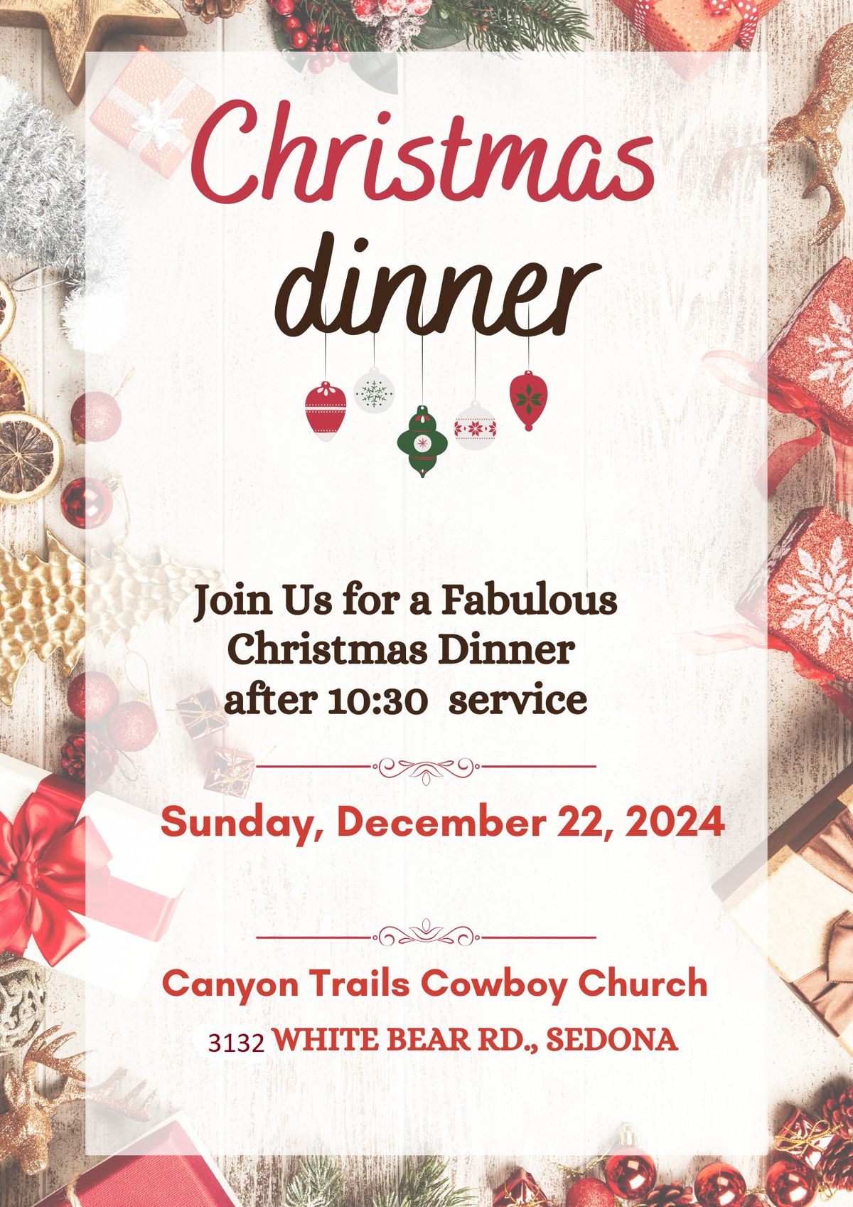 Christmas  Service & Luncheon