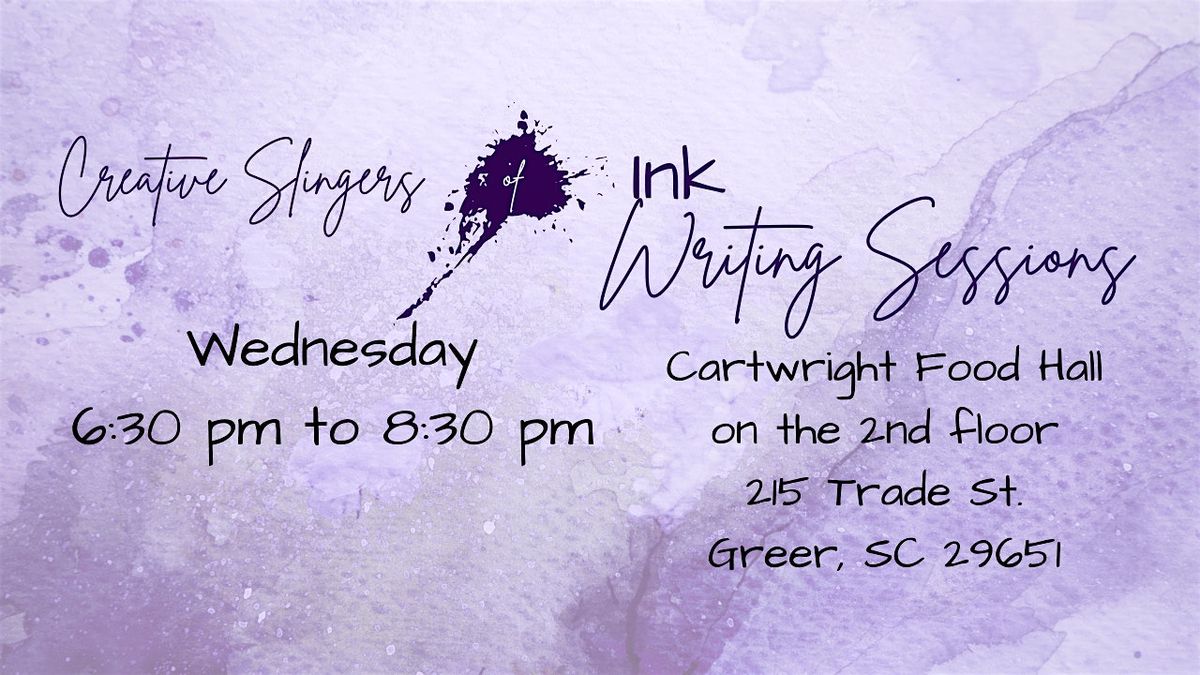 Creative Slingers of Ink Writing Session