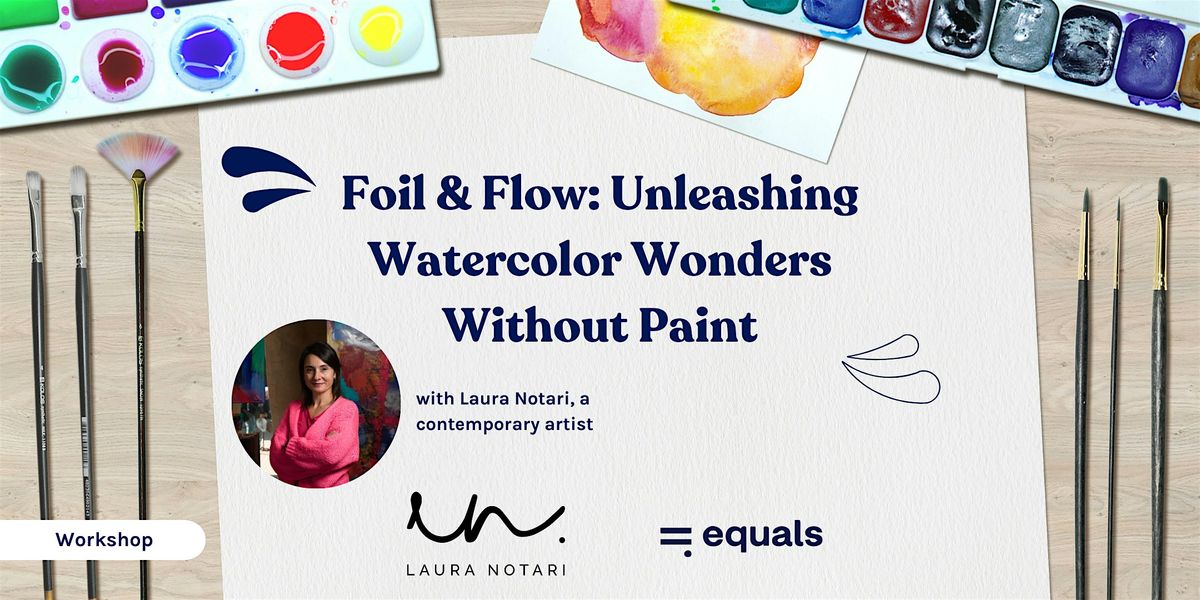 Foil & Flow: Unleashing Watercolor Wonders Without Paint