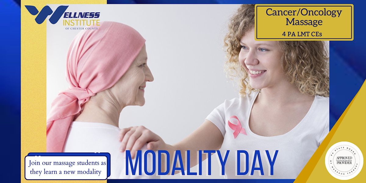 Modality Monday: Cancer\/Oncology Massage