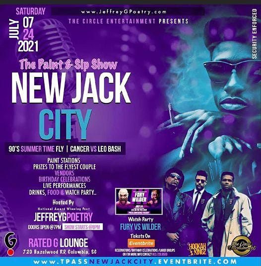 The Paint & Sip Show (New Jack City 90s Edition ) Summer Time Fly