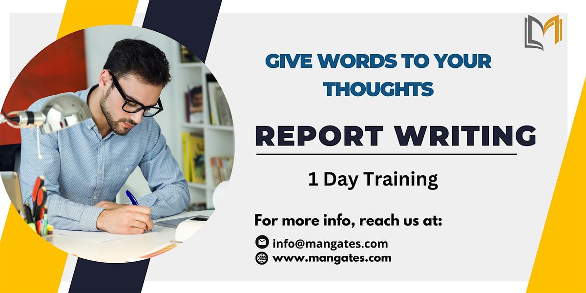 Report Writing 1 Day Workshop in Newcastle on 12th December 2024