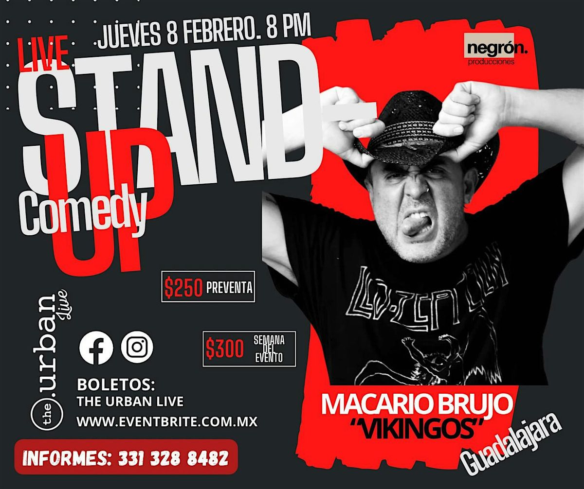 Macario Brujo | Stand Up Comedy | Guadalajara