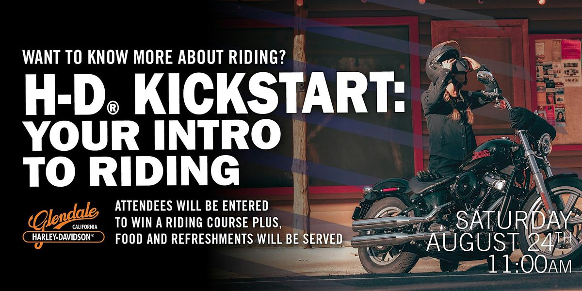 H-D Kickstart: New Rider Introduction