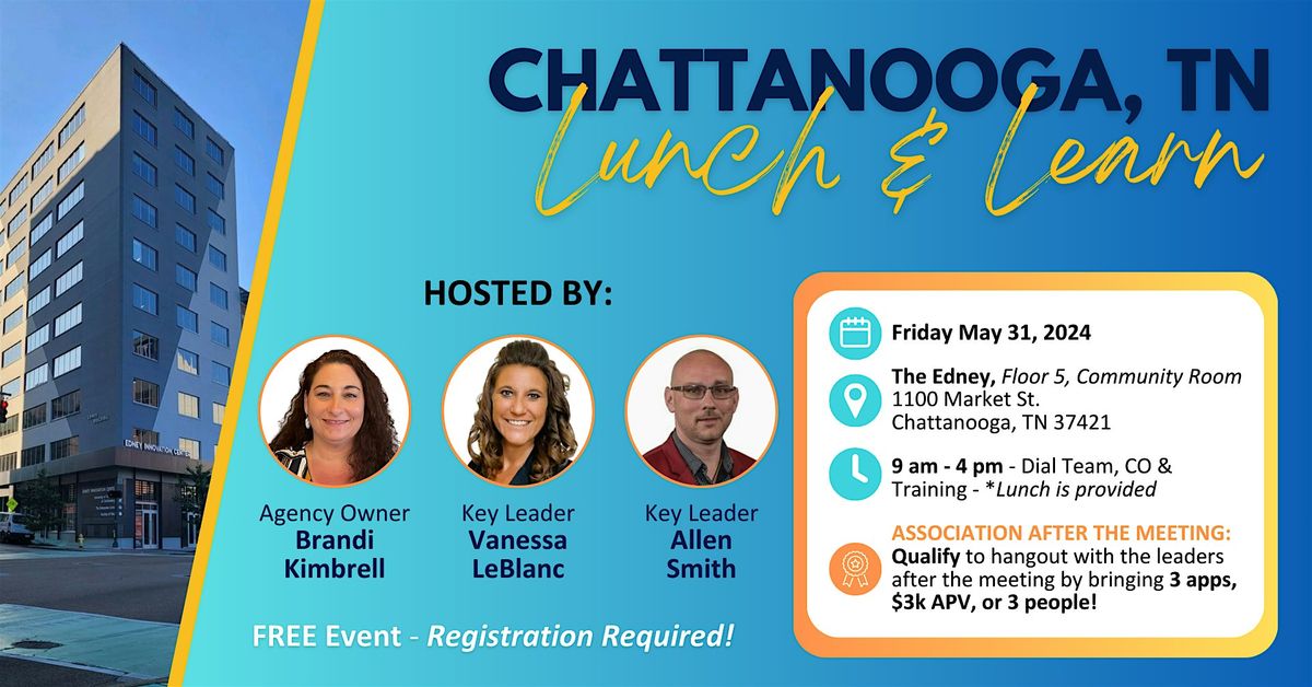 Chattanooga, TN Lunch & Learn - 5\/31