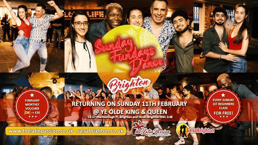 Sunday Fundays Dance - Bachata classes & Party at King & Queen Brighton