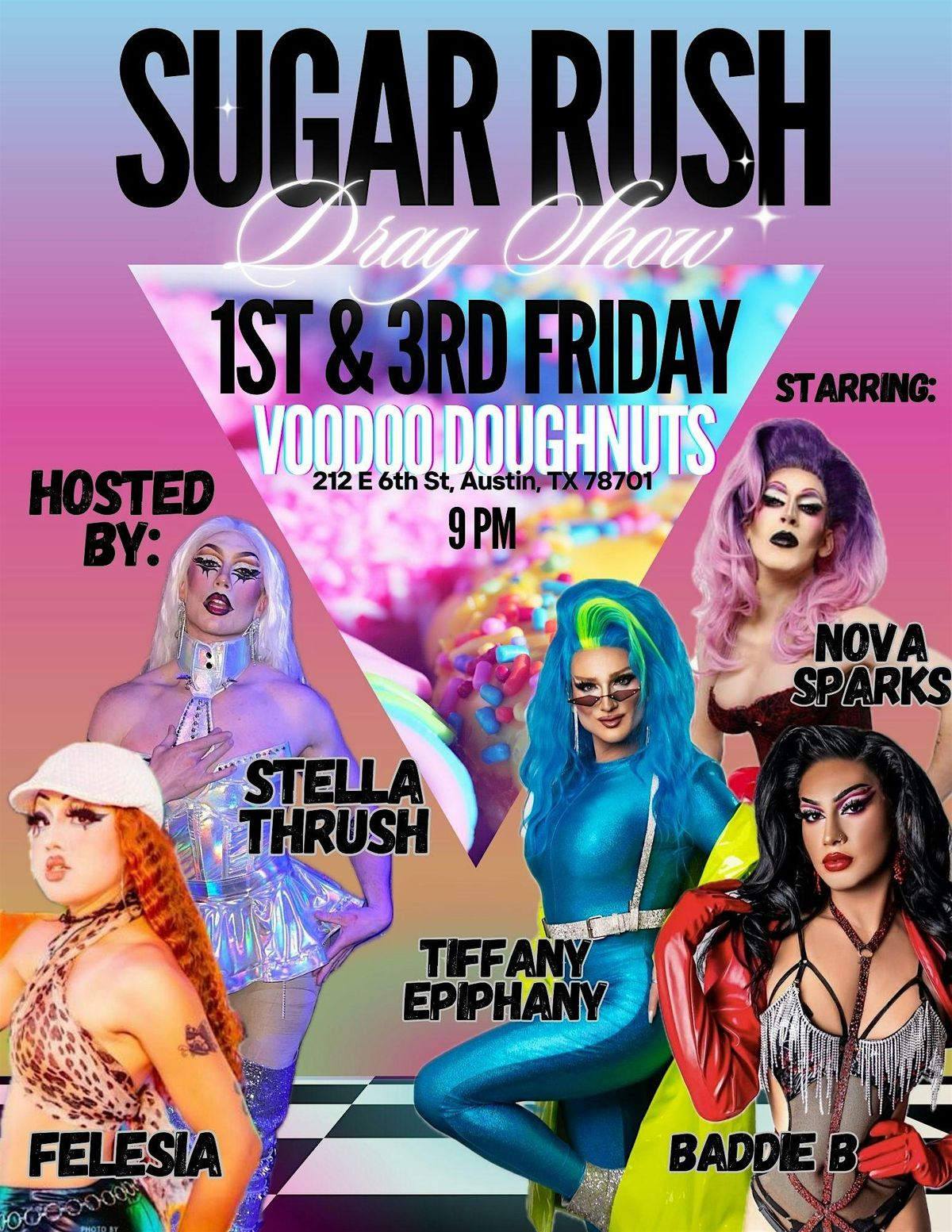 Voodoo Doughnut\u2019s SUGAR RUSH DRAG SHOW