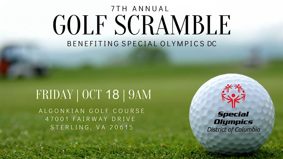 7th Annual Special Olympics District of Columbia Golf Scramble