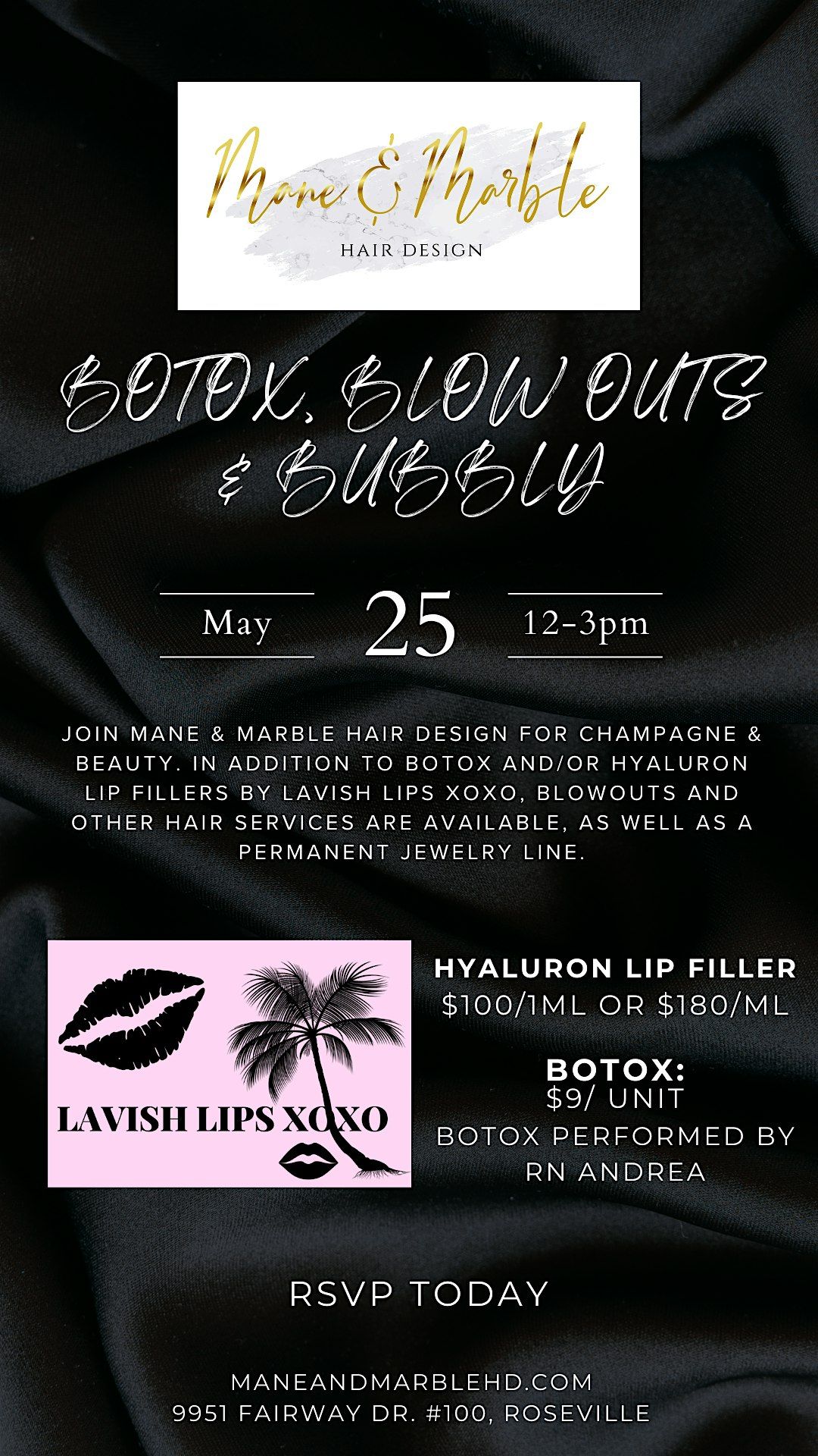 Botox, Blow outs & Bubbly